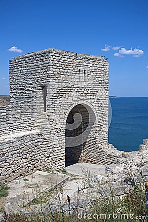 Cape Kaliakra Fortress Stock Photo