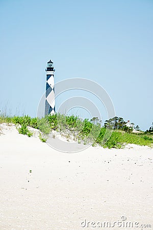 Cape Lookout Light House Stock Photo