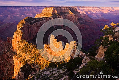 Cape Royal View Grand Canyon Stock Photo