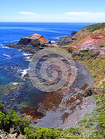 Cape Schanck Geology Stock Photo