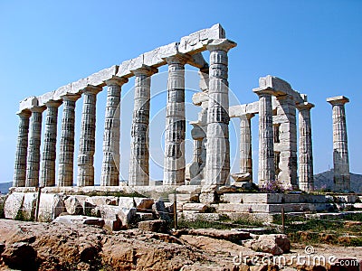 Cape Sounion Stock Photo