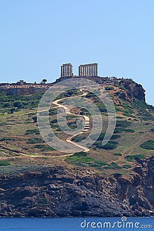 Cape Sounion Editorial Stock Photo