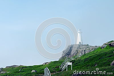 Cape Spear Lighthouse Stock Photo
