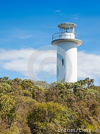 Cape Tourville Lighthouse Stock Photo