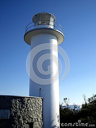 Cape Tourville Lighthouse Stock Photo