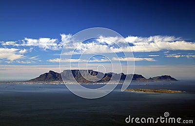 Cape Town Aerial Stock Photo