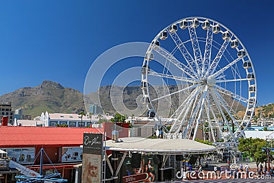 Cape Town harbour in South Africa Editorial Stock Photo
