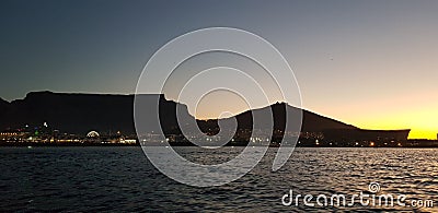 Cape Town sunset cruise Stock Photo