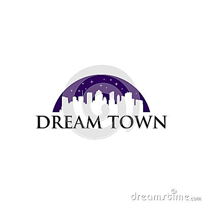 cape town vector icon symbol design. cityscape logo design template Vector Illustration