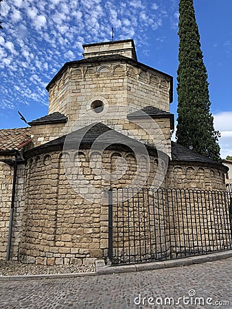 Capella de Sant Nicolau Stock Photo