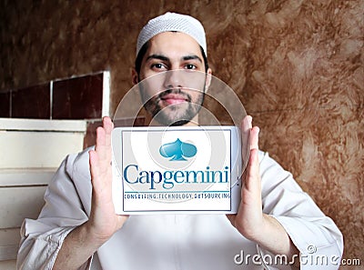 Capgemini consulting company logo Editorial Stock Photo