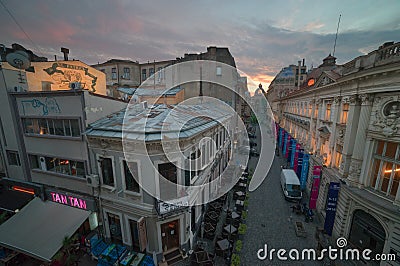 The Capital City of Bucharest Editorial Stock Photo