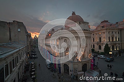 The Capital City of Bucharest Editorial Stock Photo