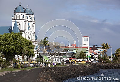 Capital Of Samoa Stock Photo