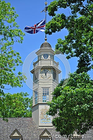 Capitol of British Colony, Williamsburg, VA, USA Editorial Stock Photo