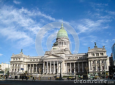 Capitol of Buenos Aires Congress Editorial Stock Photo