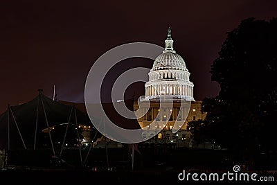 The Capitol Building Stock Photo