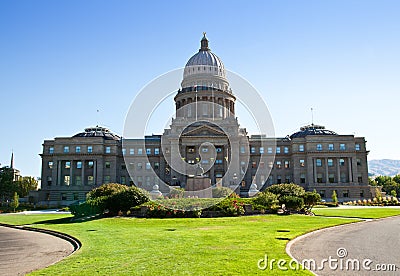 Capitol building in Boise, Idaho Stock Photo