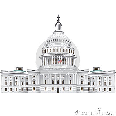 Capitol building Vector Illustration