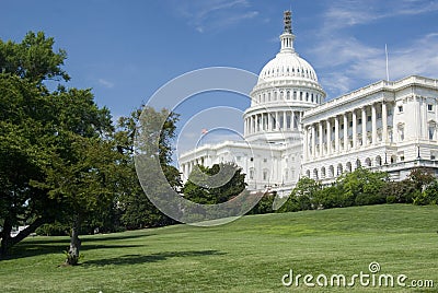 The Capitol Hill Stock Photo