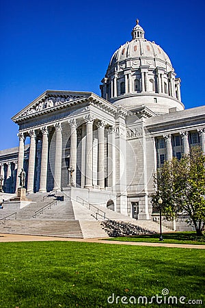 Capitol Jefferson City Missouri Stock Photo