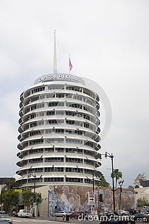 Capitol Records Building Editorial Stock Photo