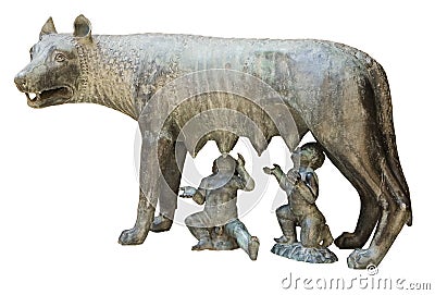 Capitoline wolf Stock Photo