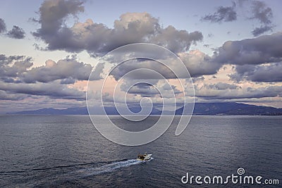 Capo Zafferano in Italy Stock Photo