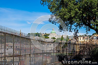 Capodimonte hill and Buon Consiglio Church Stock Photo