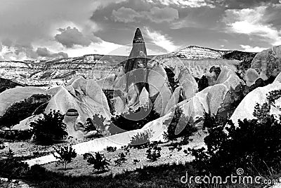 Cappadocia landscape Stock Photo