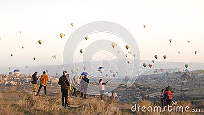 Cappadocia Turkey. Air ballon Editorial Stock Photo