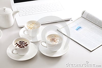 Cappuccino, Stock Photo