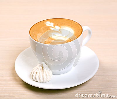 Cappuchino cup. Stock Photo