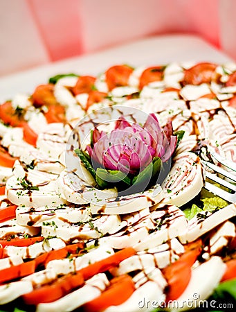 Caprese Salad Stock Photo