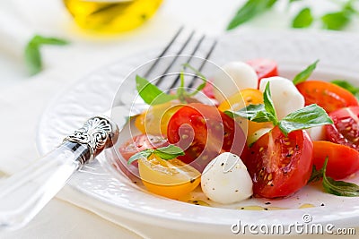 Caprese salad Stock Photo