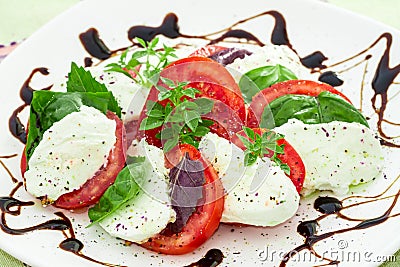 Caprese salad Stock Photo