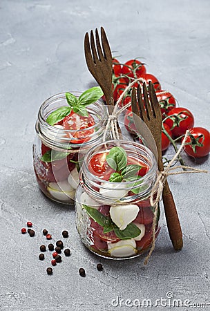 Caprese salad Stock Photo