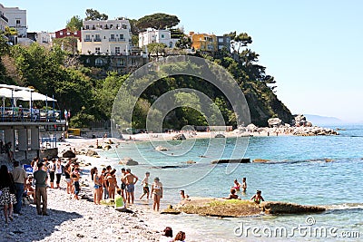 Capri island - Italia Editorial Stock Photo