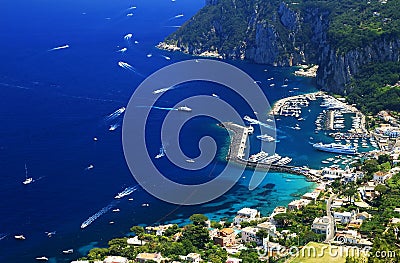 Capri Island Stock Photo