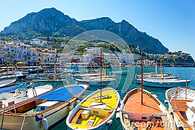 Capri Editorial Stock Photo