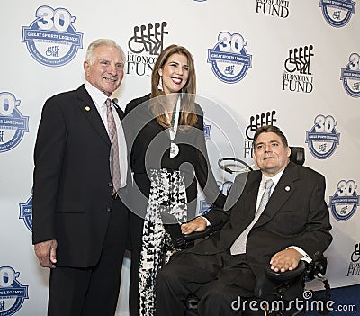 Capriati Joins Buonicontis at 30th Annual Great Sports Legends Dinner Editorial Stock Photo