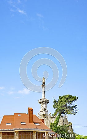 Capricho sculpture by Antonio Gaudi, Comillas Stock Photo