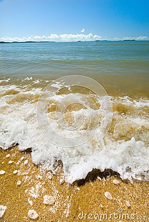 Capricorn Coast Wave Stock Photo