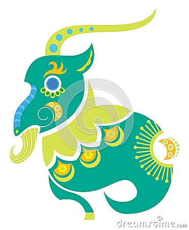 Capricornus Vector Illustration