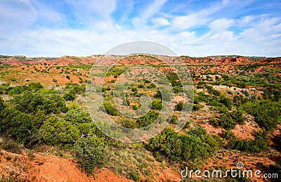 Caprock Canyons State Park and Trailway Stock Photo