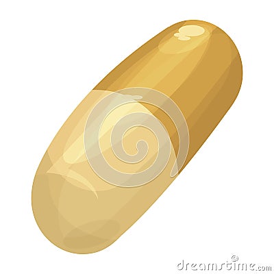 Capsule with clipping path Stock Photo