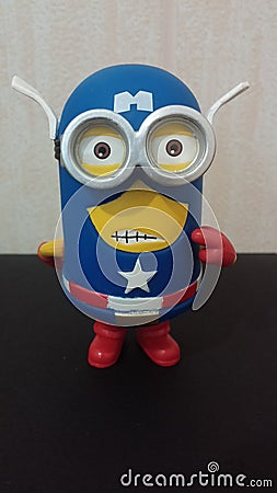 Captain America Minion Editorial Stock Photo