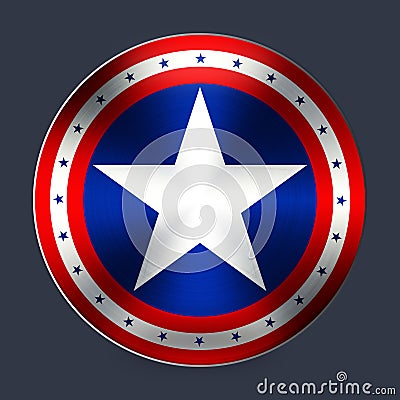 Captain of America Vector Illustration