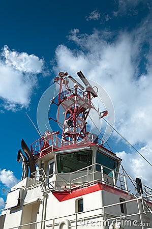 Captain cabin Stock Photo