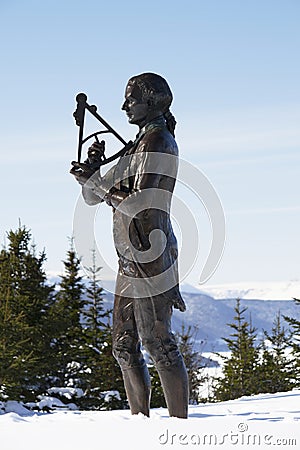 Captain James Cook, Corner Brook Newfoundland Stock Photo